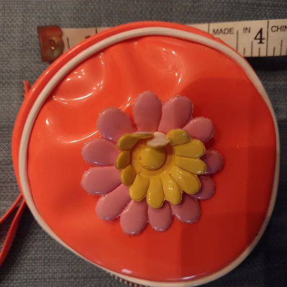 Vintage Liddle Kiddle Orange Doll In Zippered Purse - Picture 4 of 8